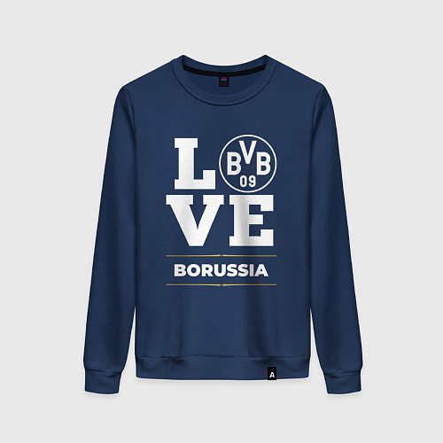 Женский свитшот Borussia Love Classic / Тёмно-синий – фото 1