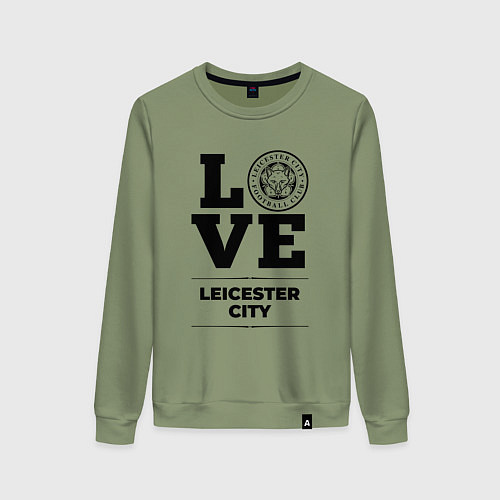 Женский свитшот Leicester City Love Классика / Авокадо – фото 1