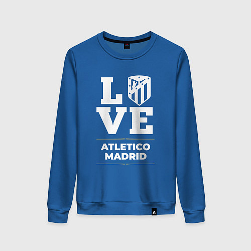 Женский свитшот Atletico Madrid Love Classic / Синий – фото 1