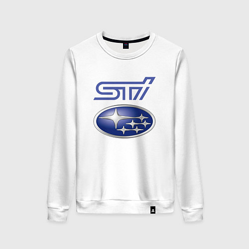 Женский свитшот SUBARU STI FS / Белый – фото 1