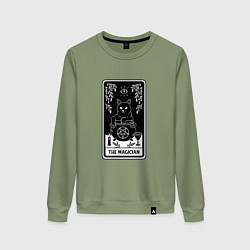 Женский свитшот The Magician Tarot card Волшебник карта Таро