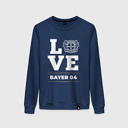 Свитшот хлопковый женский Bayer 04 Love Classic, цвет: тёмно-синий