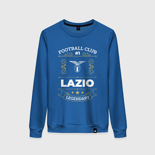 Женский свитшот Lazio: Football Club Number 1 / Синий – фото 1