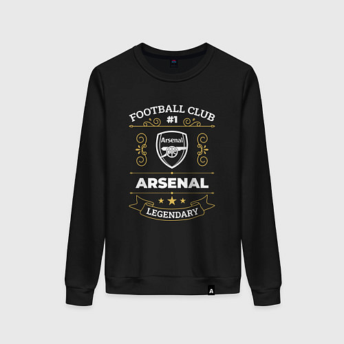 Женский свитшот Arsenal: Football Club Number 1 / Черный – фото 1