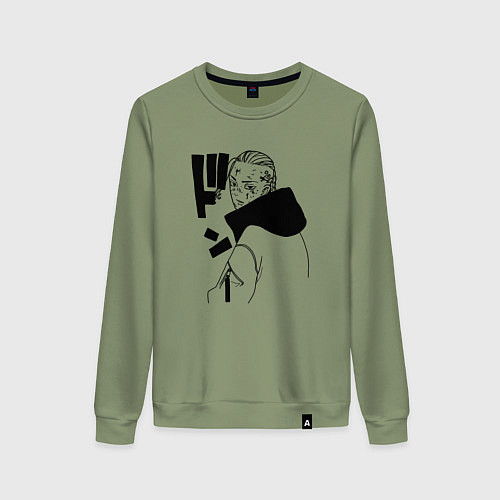 Женский свитшот Ken Ryuuguuji art / Авокадо – фото 1