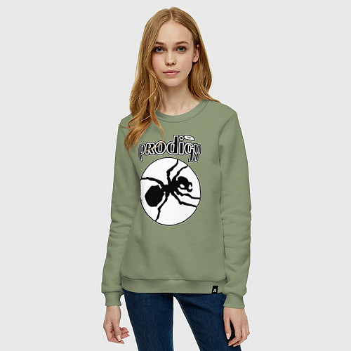 Женский свитшот The prodigy ant / Авокадо – фото 3