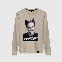 Свитшот хлопковый женский The Prodigy - firestarter, цвет: миндальный