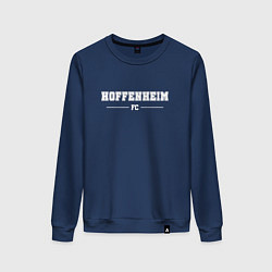 Свитшот хлопковый женский Hoffenheim Football Club Классика, цвет: тёмно-синий