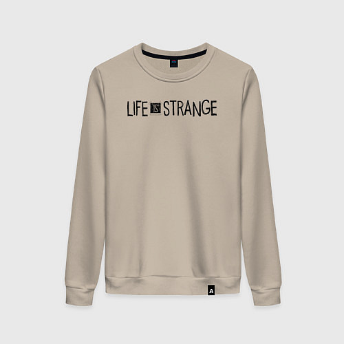 Женский свитшот Life Is Strange Game logo / Миндальный – фото 1