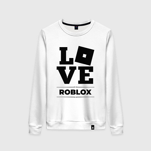 Женский свитшот Roblox Love Classic / Белый – фото 1