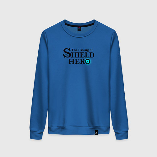 Женский свитшот The Rising of the Shield Hero logo black color / Синий – фото 1