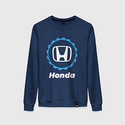 Свитшот хлопковый женский Honda в стиле Top Gear, цвет: тёмно-синий