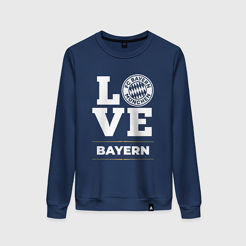 Женский свитшот Bayern Love Classic / Тёмно-синий – фото 1