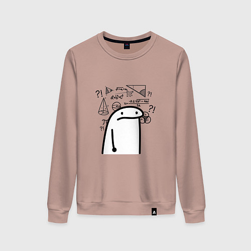 Женский свитшот Понятно что ничего не понятно / Пыльно-розовый – фото 1