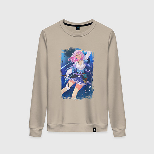 Женский свитшот Милашка 7 Марта Honkai star rail / Миндальный – фото 1