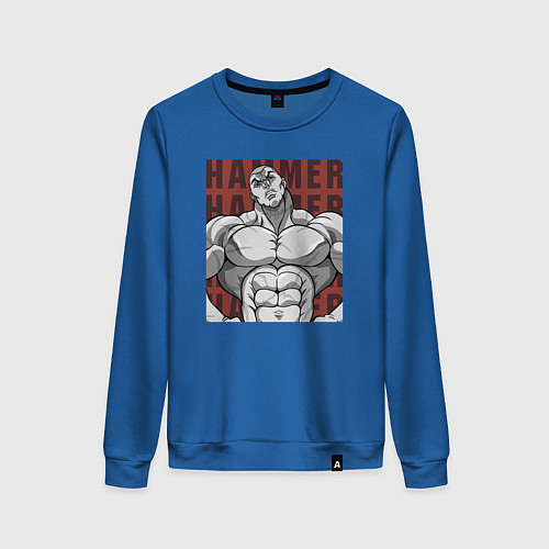 Женский свитшот Джек Хаммер / Синий – фото 1