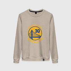Свитшот хлопковый женский GS Warriors, цвет: миндальный