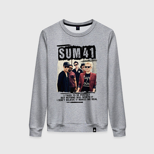 Женский свитшот SUM 41 PIECES / Меланж – фото 1