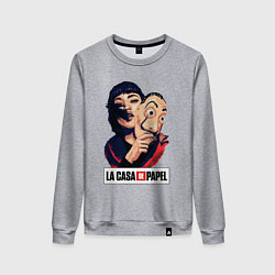 Женский свитшот Бумажный дом La casa de papel