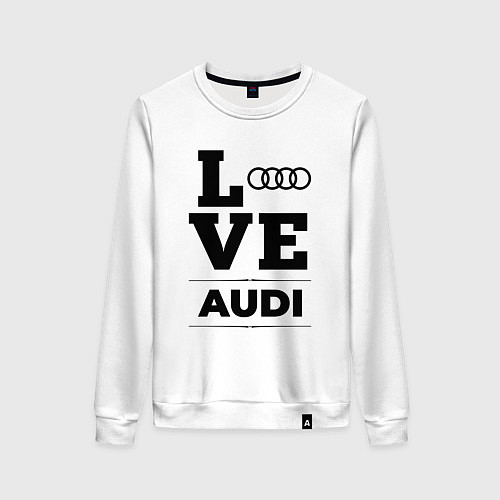 Женский свитшот Audi Love Classic / Белый – фото 1