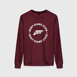 Женский свитшот Символ Forza Horizon и круглая надпись Best Game E