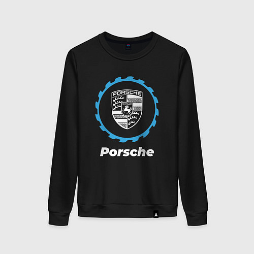 Женский свитшот Porsche в стиле Top Gear / Черный – фото 1