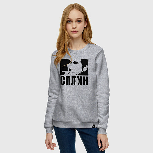 Женский свитшот Сплин rock / Меланж – фото 3