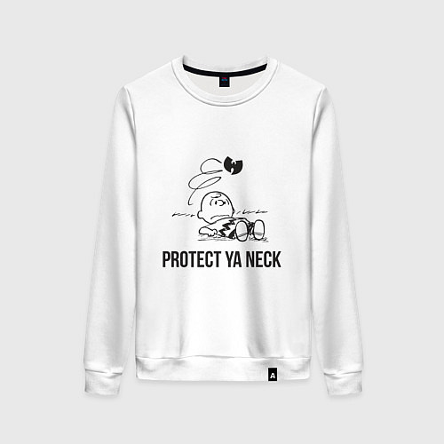 Женский свитшот WU Protect Ya Neck / Белый – фото 1