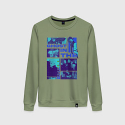 Женский свитшот Призрак в доспехах экшен