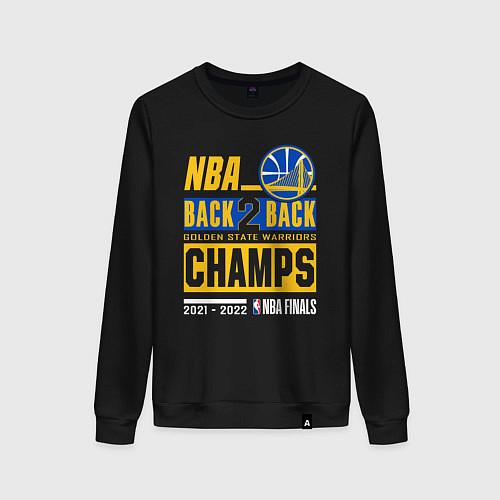 Женский свитшот GOLDEN STATE WARRIORS NBA CHAMPION / Черный – фото 1