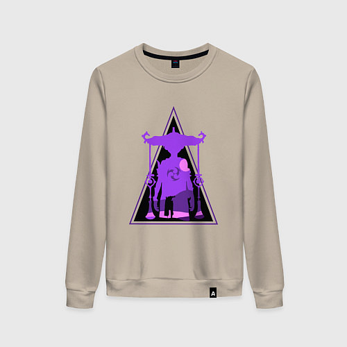 Женский свитшот Геншин Импакт Скарамучча / Миндальный – фото 1
