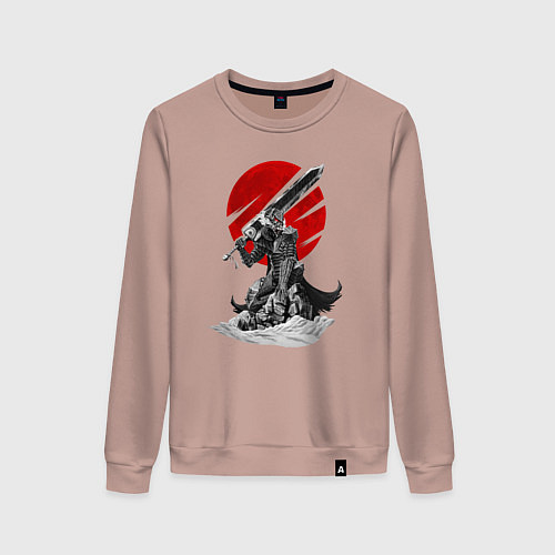 Женский свитшот Guts the Black Swordsman / Пыльно-розовый – фото 1