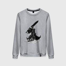 Женский свитшот Berserk the Black Swordsman