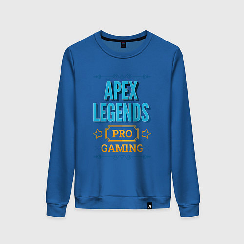 Женский свитшот Игра Apex Legends pro gaming / Синий – фото 1