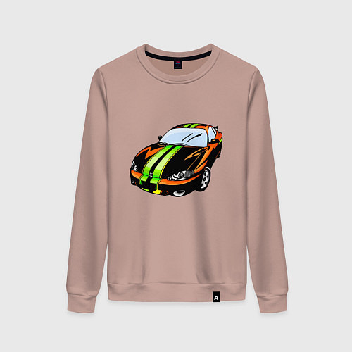 Женский свитшот Это моя тачка / Пыльно-розовый – фото 1