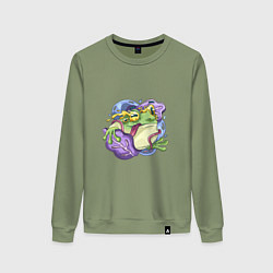 Женский свитшот Сумасшедшая вселенная абстракт