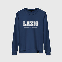 Свитшот хлопковый женский Lazio football club классика, цвет: тёмно-синий