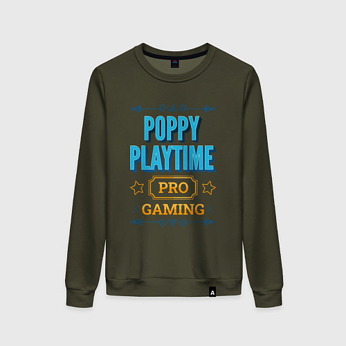 Женский свитшот Игра Poppy Playtime pro gaming / Хаки – фото 1