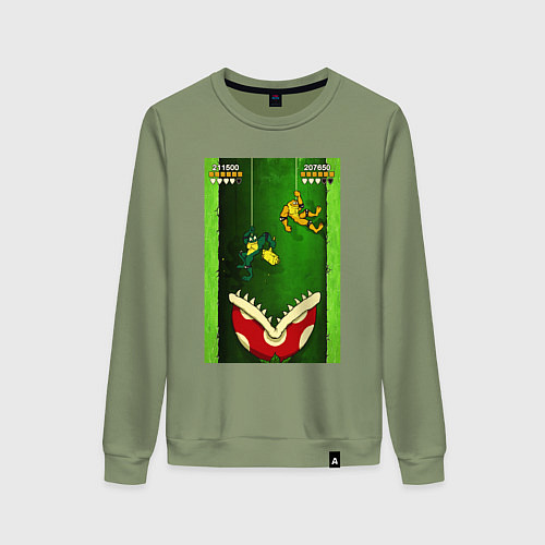 Женский свитшот Zitz & Pimple go down / Авокадо – фото 1