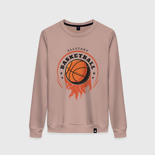 Женский свитшот Allstars Basketball / Пыльно-розовый – фото 1