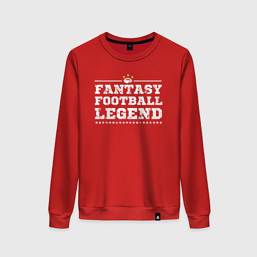 Женский свитшот Fantasy Football Legend / Красный – фото 1