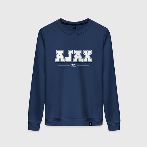 Женский свитшот Ajax football club классика / Тёмно-синий – фото 1