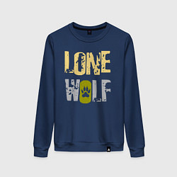 Женский свитшот Lone Wolf - одинокий волк