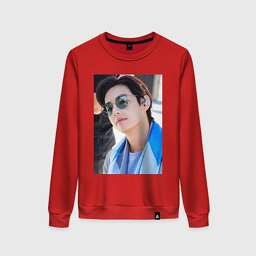 Женский свитшот Тигренок Ви / Красный – фото 1