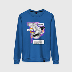 Женский свитшот Голубь бунтарь