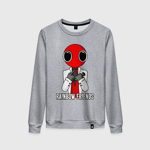 Женский свитшот Радужные друзья - Красный / Меланж – фото 1