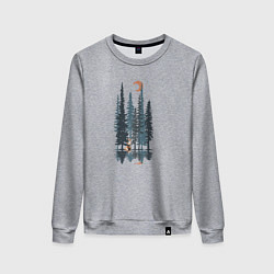 Женский свитшот Лисьи Деревья