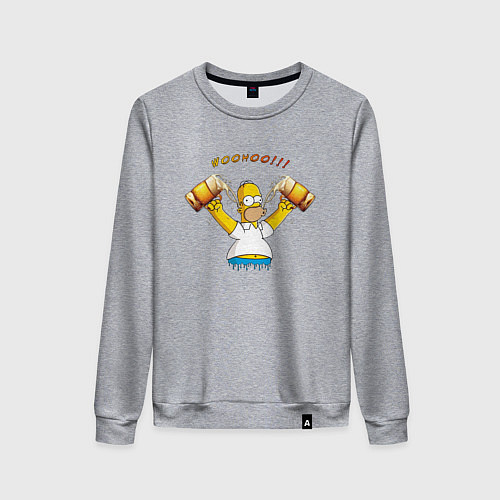 Женский свитшот Homer & Beer / Меланж – фото 1