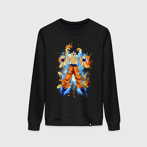 Женский свитшот Dragon Ball - Goku / Черный – фото 1