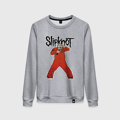 Женский свитшот Slipknot fan art / Меланж – фото 1